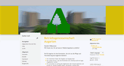 Desktop Screenshot of bg-augarten.ch